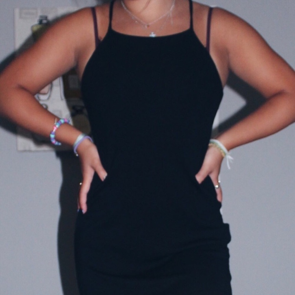 Black mini dress bodycon